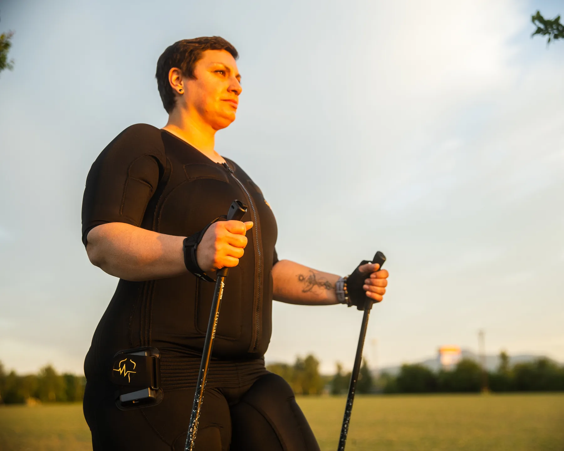 Žena po pôrode v obleku BODY EMS®